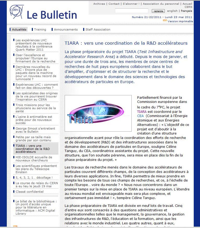 CERN bulletin